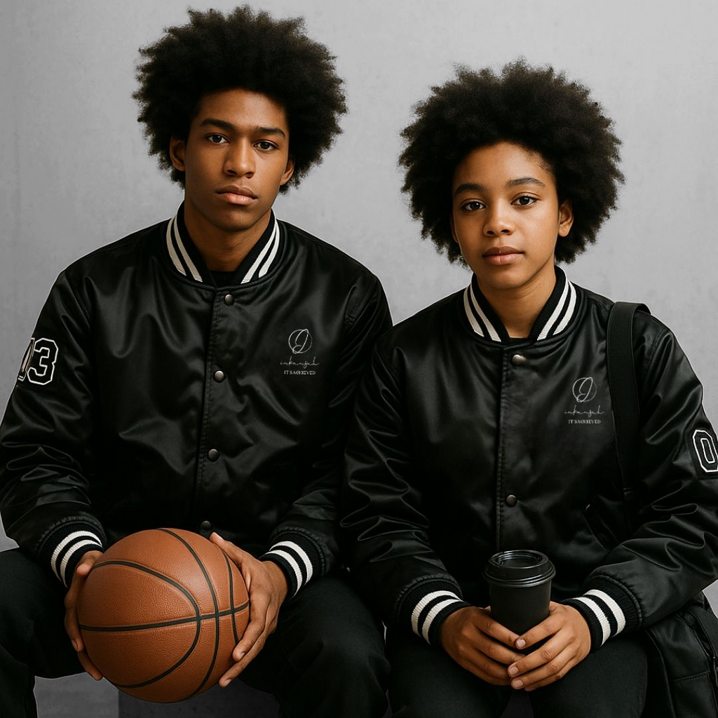 Unisex black insulated inkansah winter jacket by Maximus with button  closure